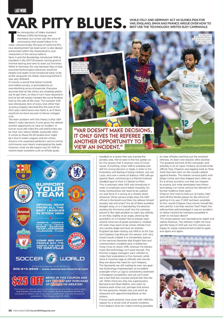 Soccer 360 Preview Pages