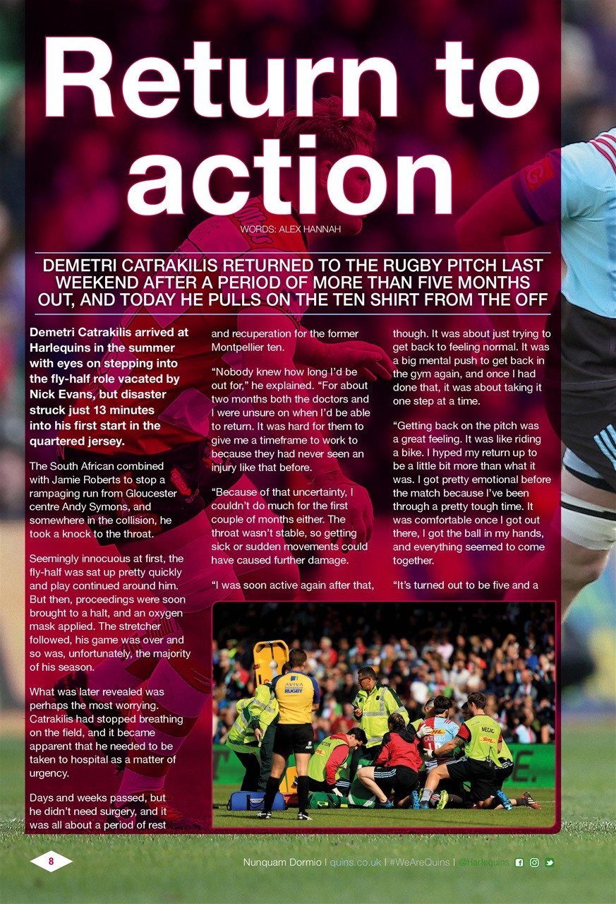 Harlequins Preview Pages