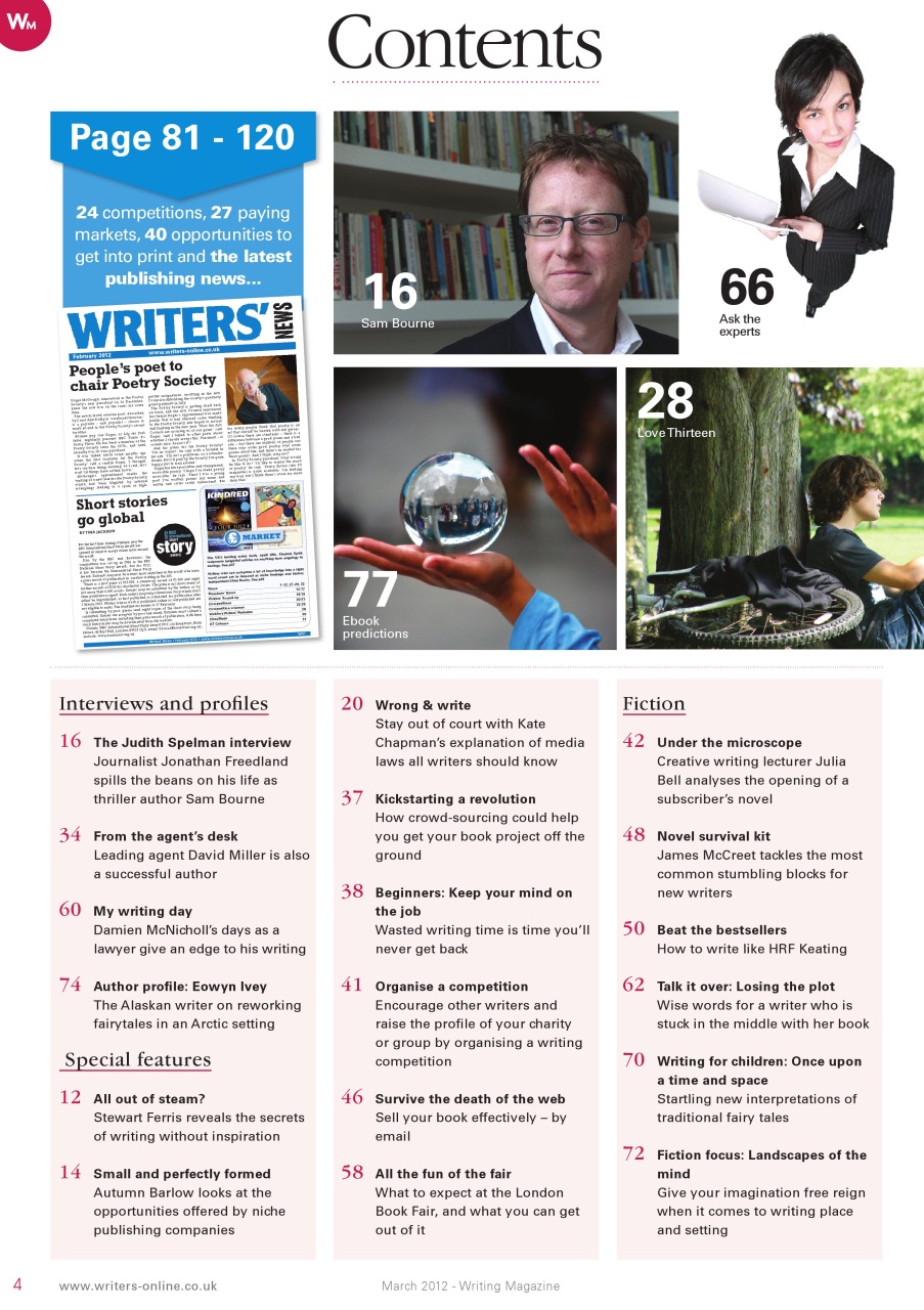 Writing Magazine Preview Pages