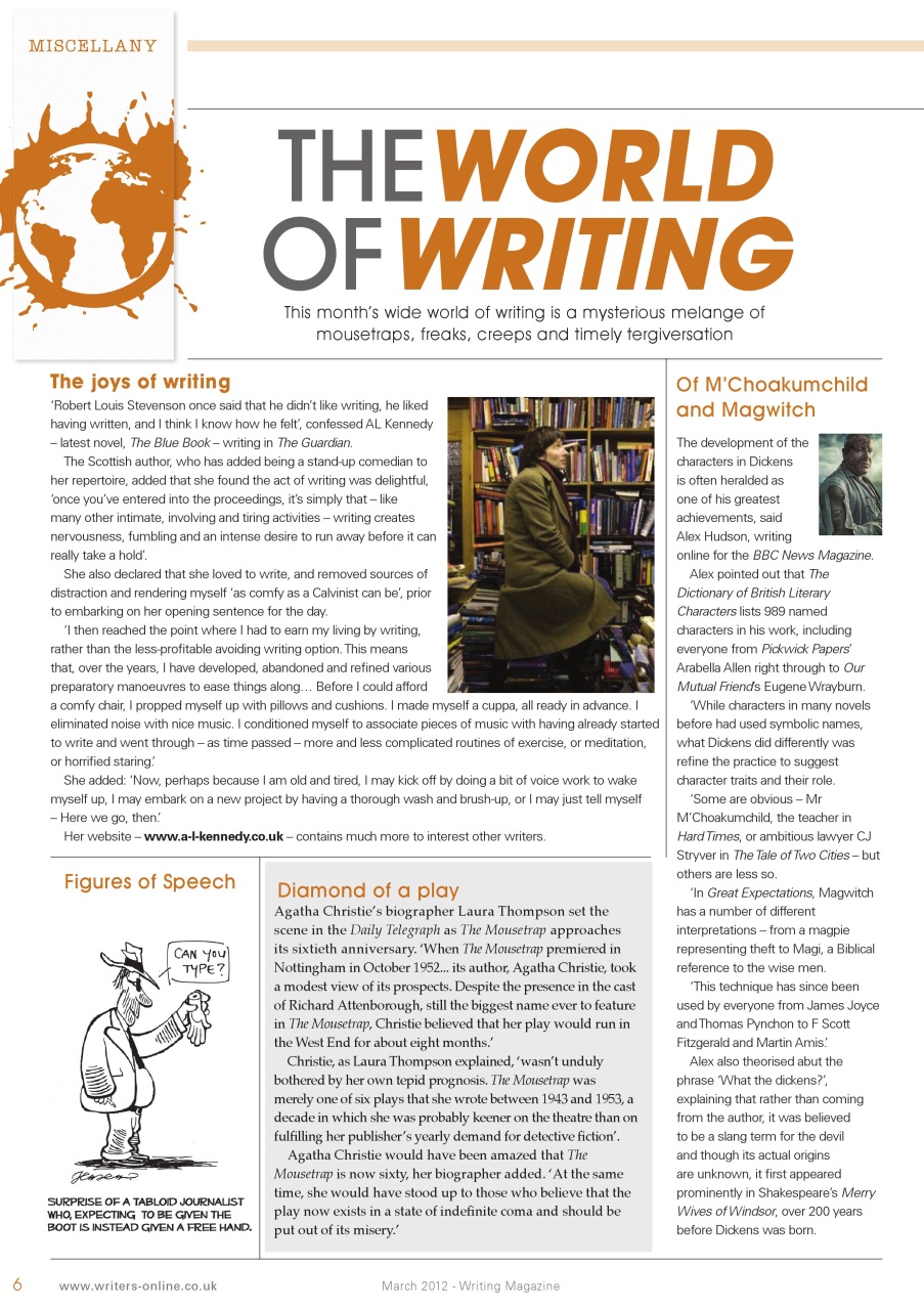 Writing Magazine Preview Pages