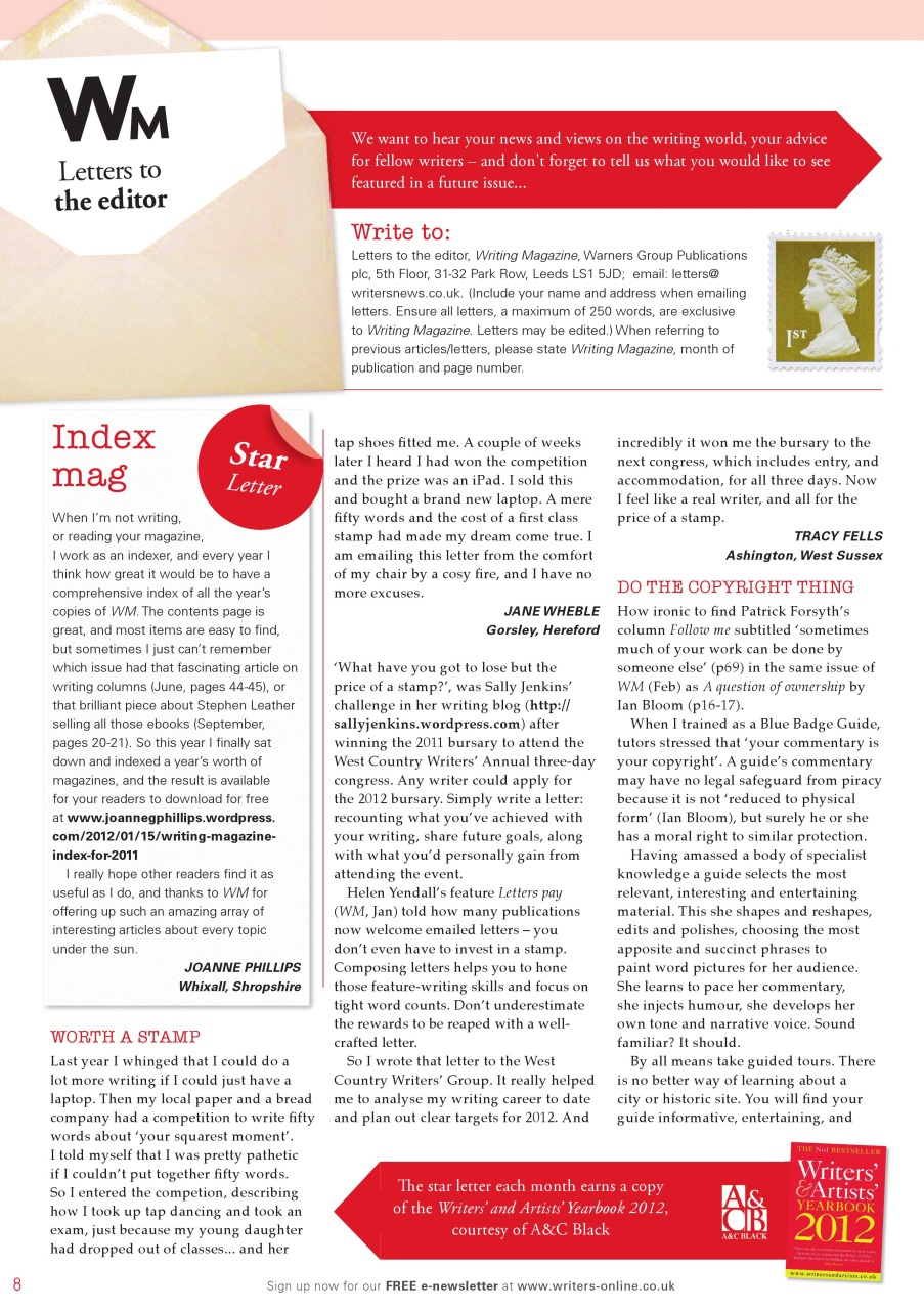 Writing Magazine Preview Pages
