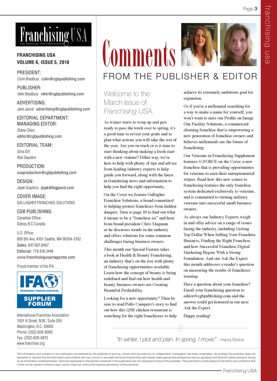 Franchising USA Preview Pages