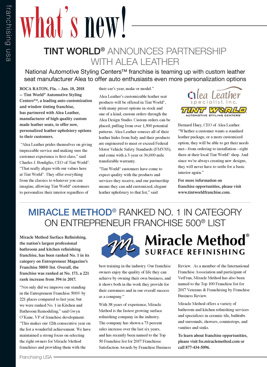 Franchising USA Preview Pages