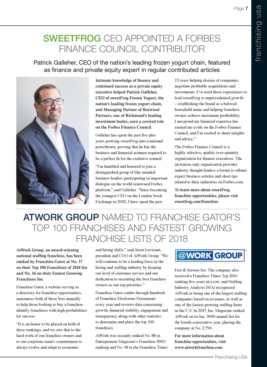 Franchising USA Preview Pages