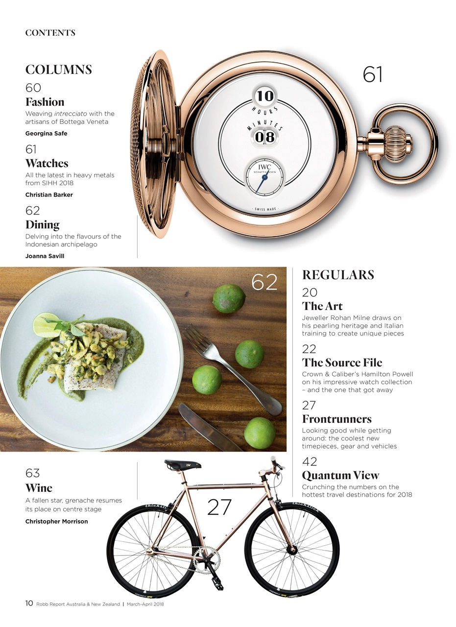 Robb Report Australia & New Zealand Preview Pages