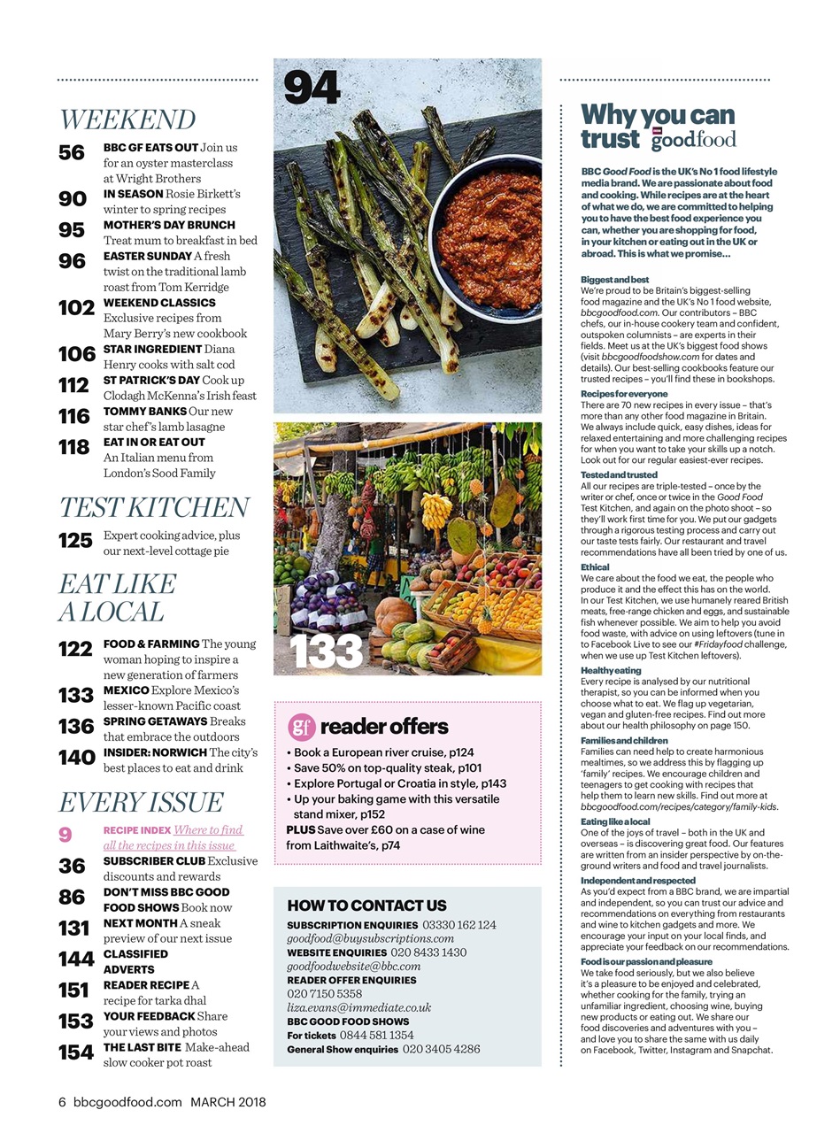 Good Food Magazine Preview Pages