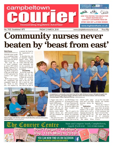 Campbeltown Courier issue 02/03/2018