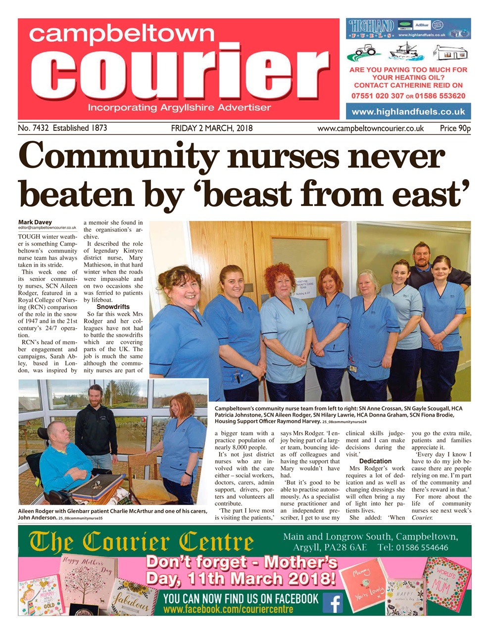 Campbeltown Courier Preview Pages