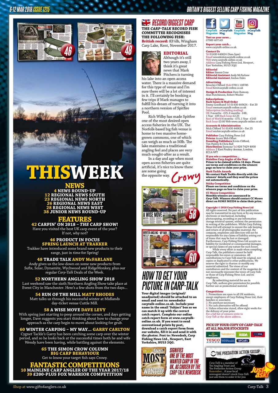 Carp-Talk Preview Pages