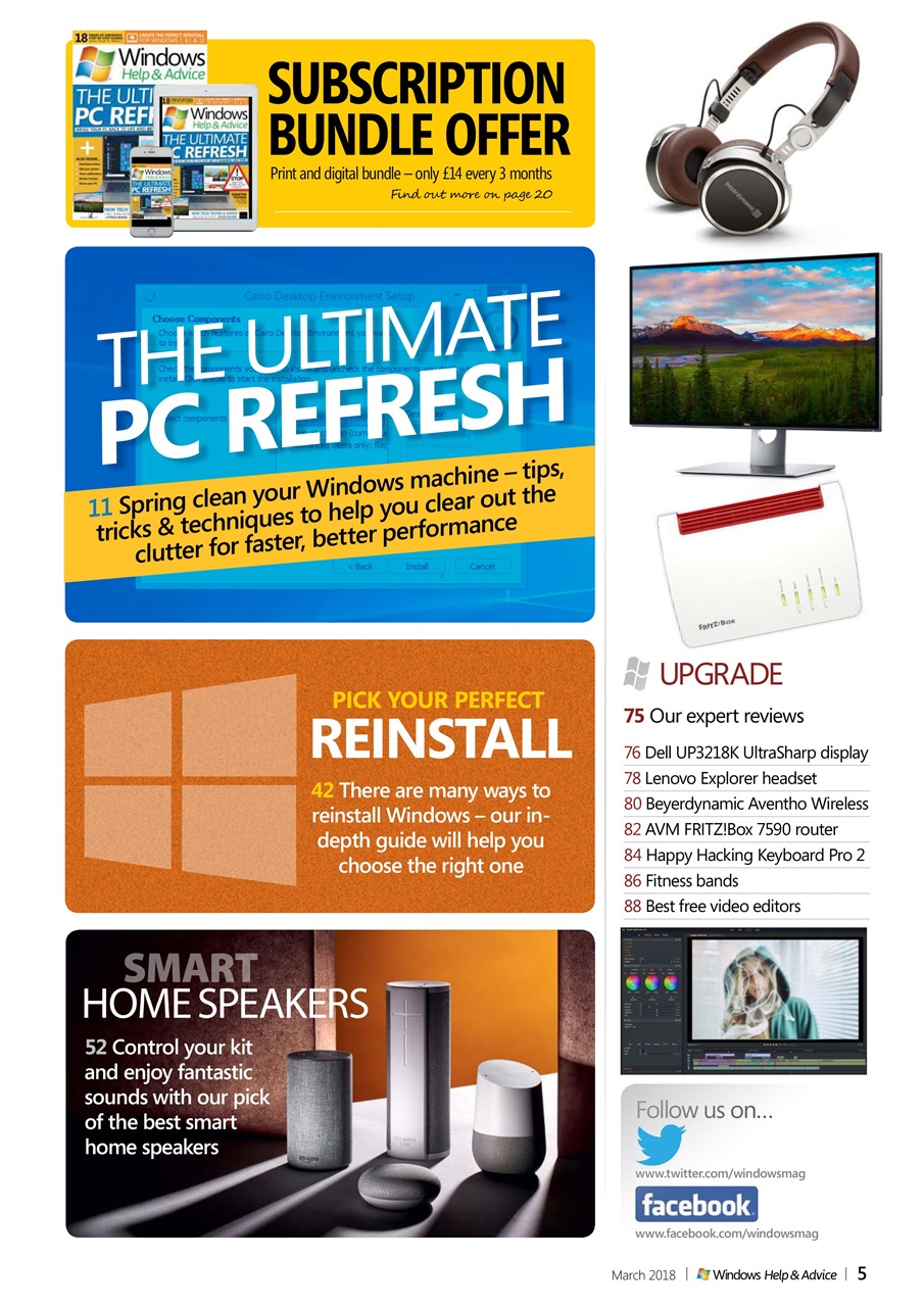 Windows Help & Advice Preview Pages
