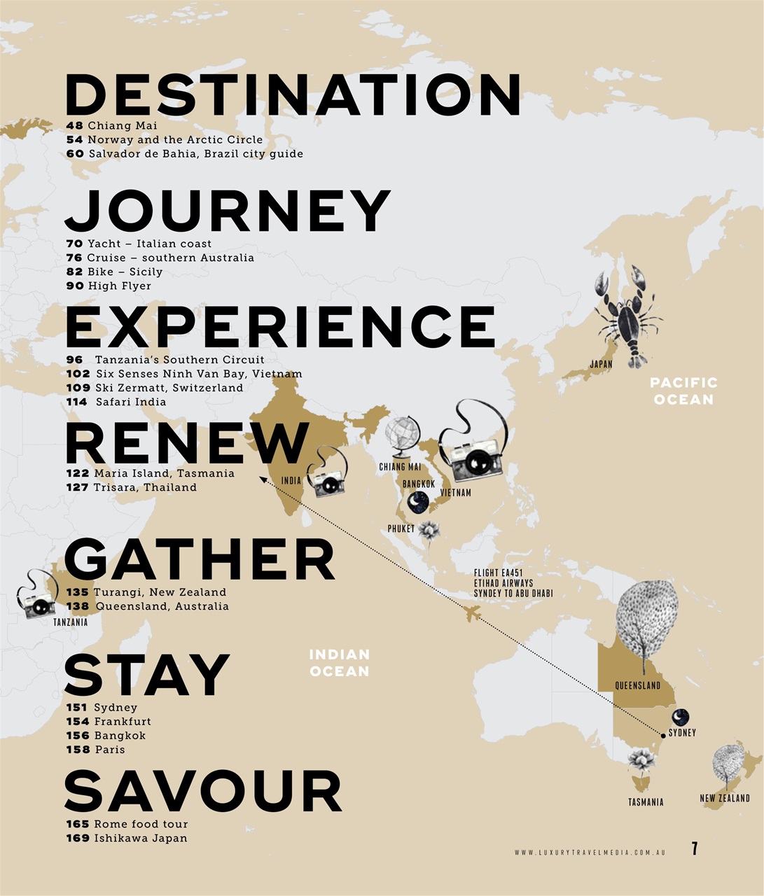 Luxury Travel Preview Pages