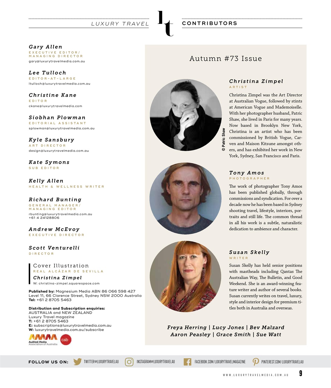 Luxury Travel Preview Pages