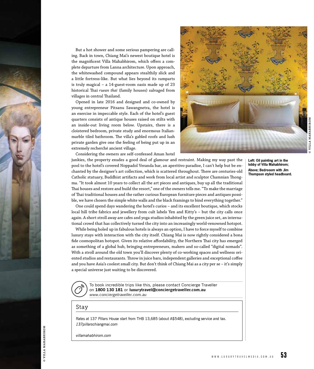 Luxury Travel Preview Pages
