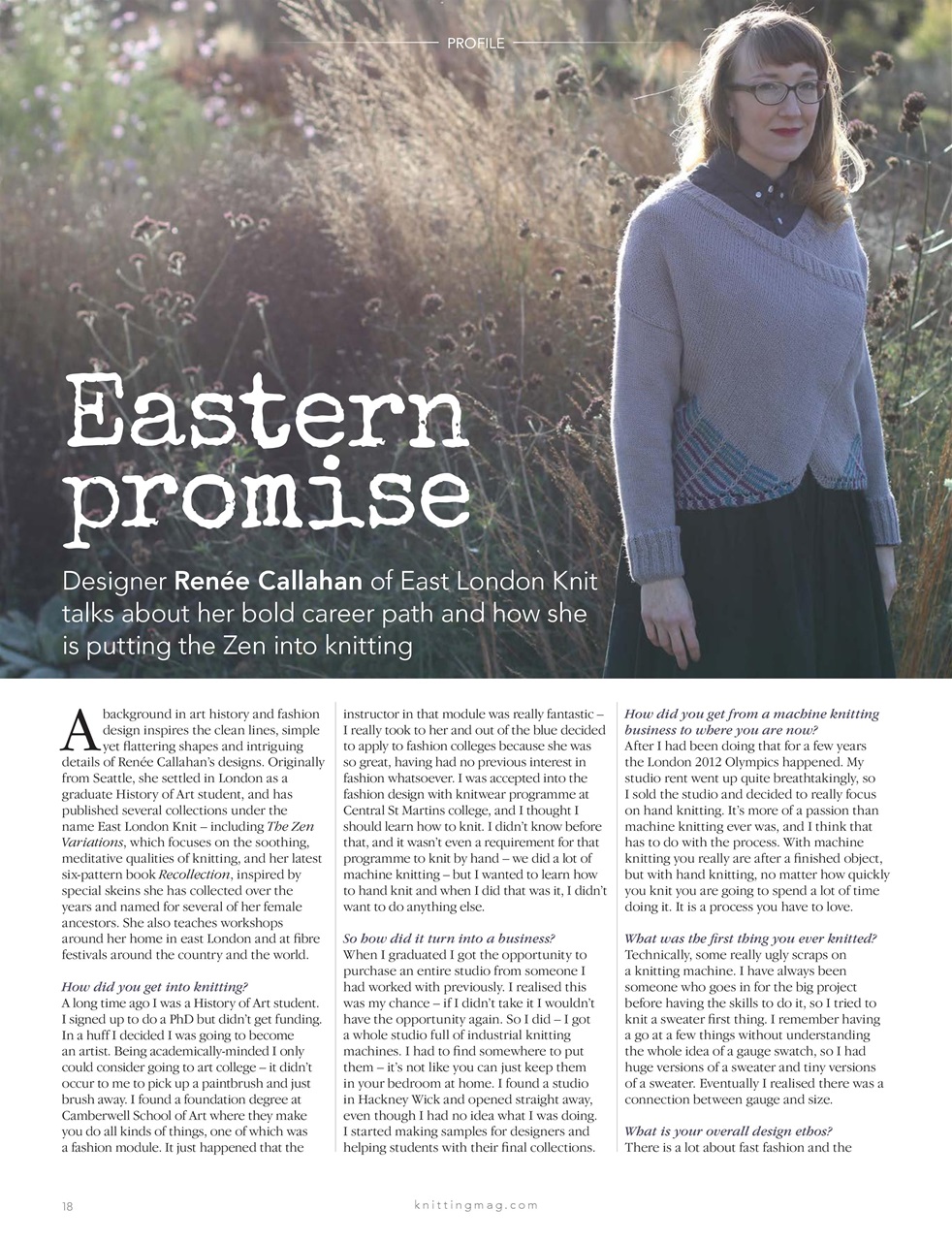 Knitting Preview Pages