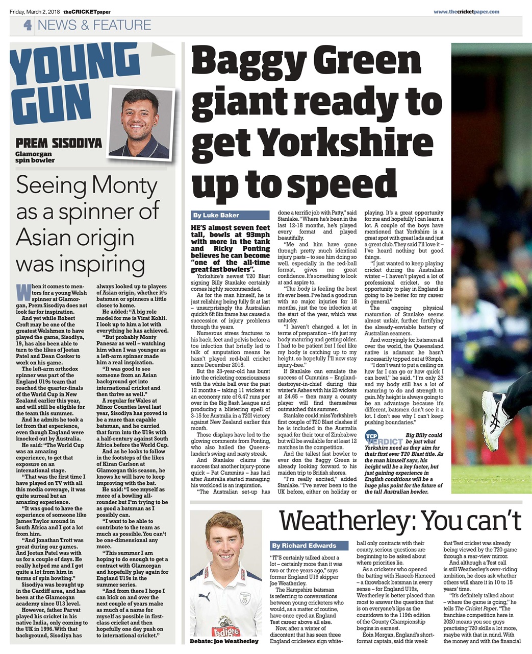The Cricket Paper Preview Pages