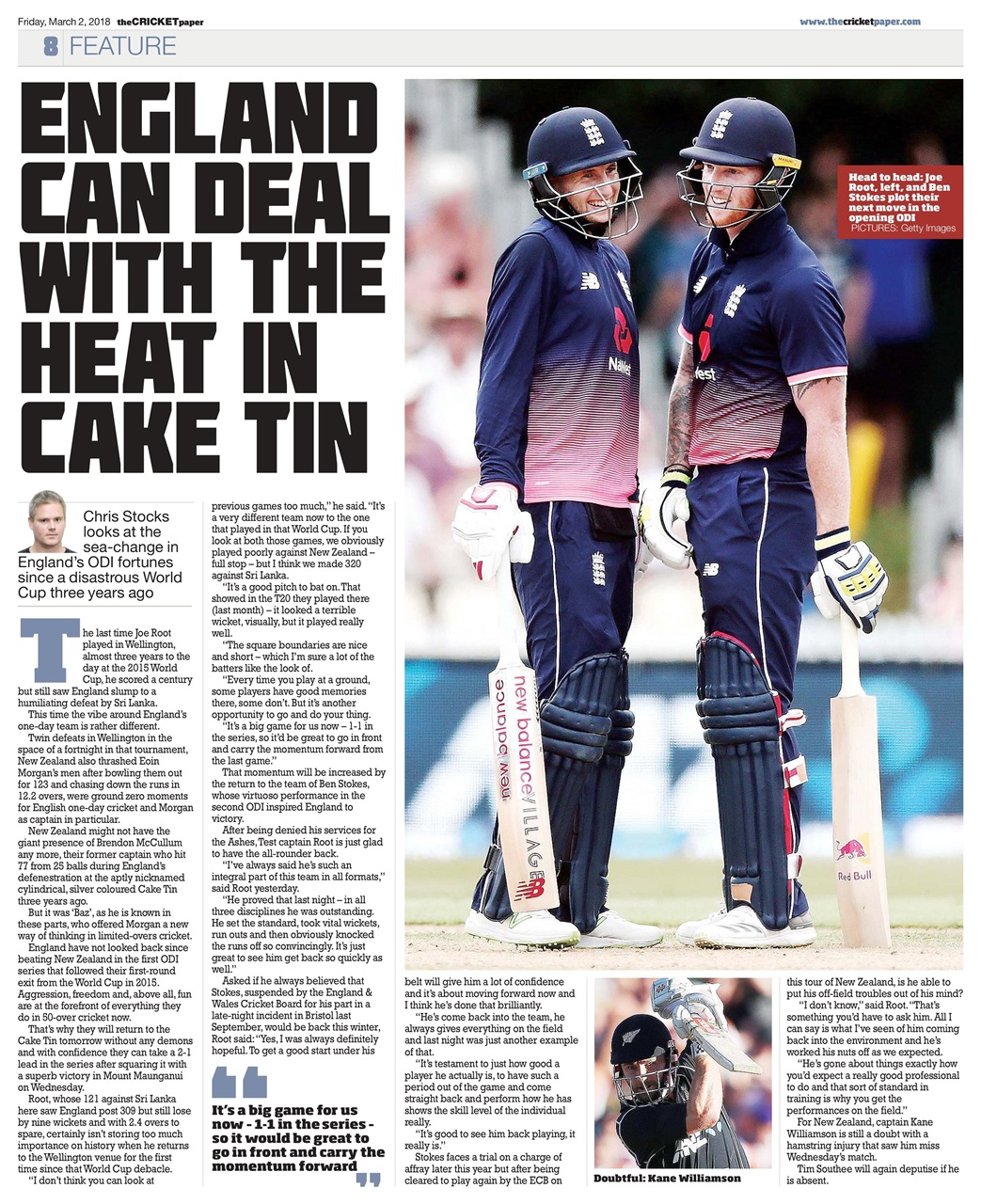The Cricket Paper Preview Pages