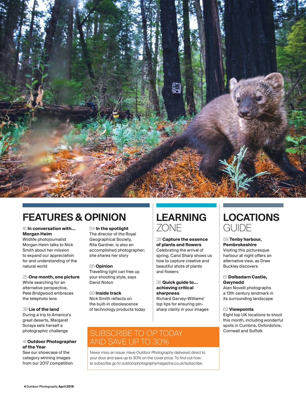 Outdoor Photography Preview Pages
