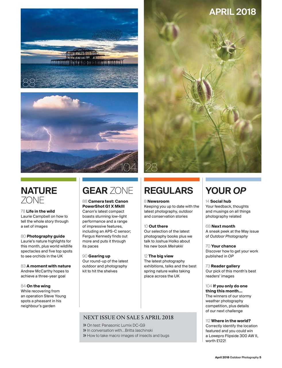 Outdoor Photography Preview Pages
