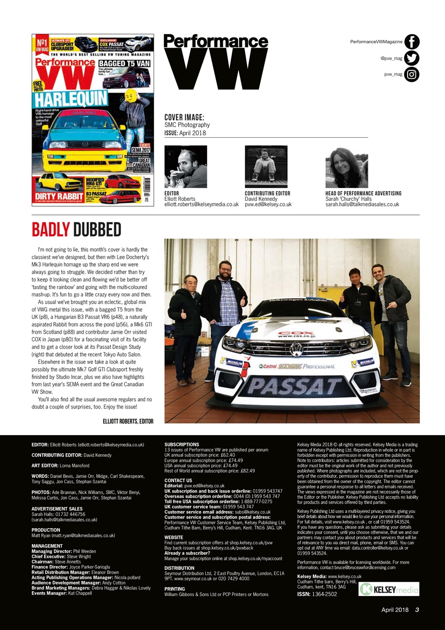 Performance VW Preview Pages