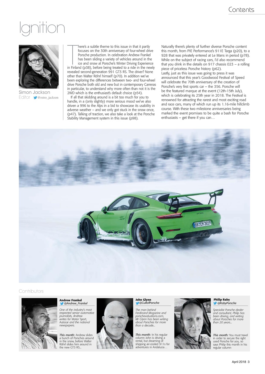 GT Porsche Preview Pages