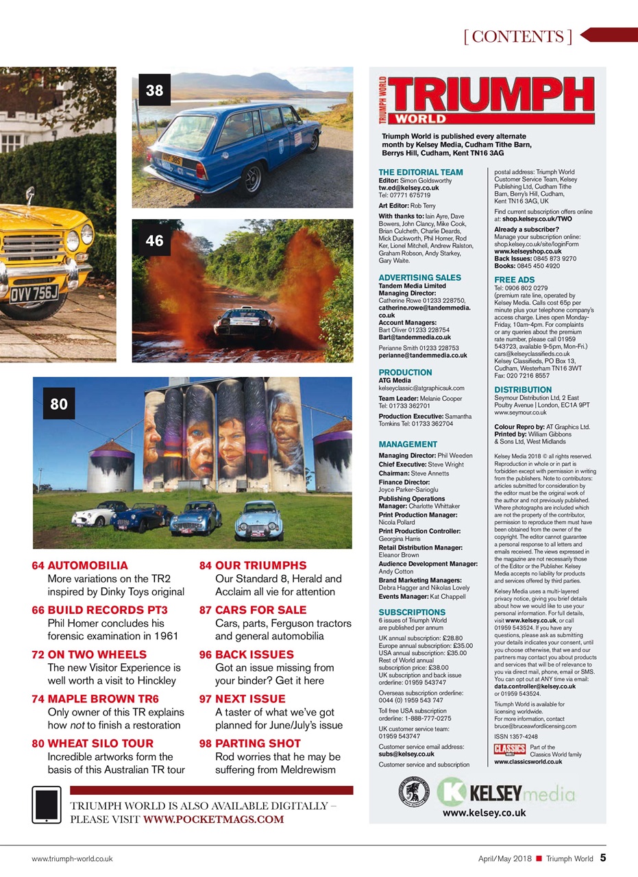 Triumph World Preview Pages