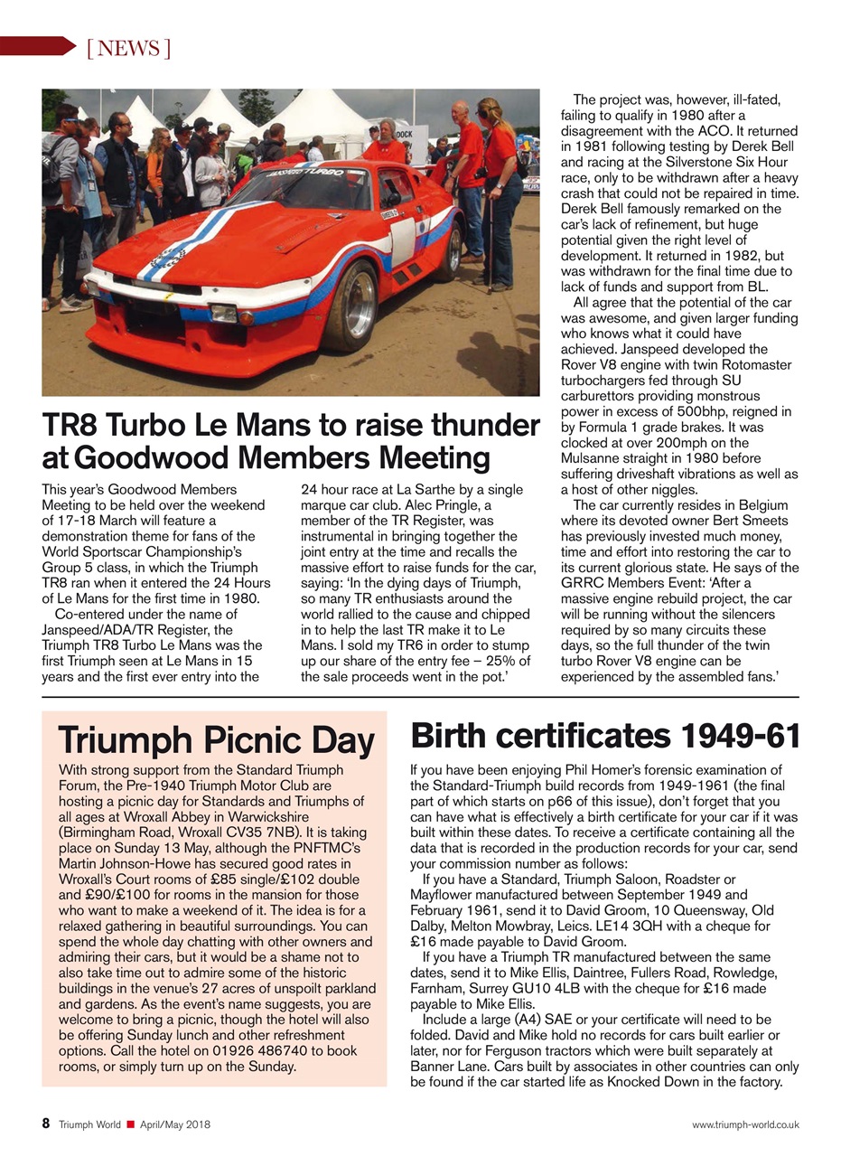 Triumph World Preview Pages