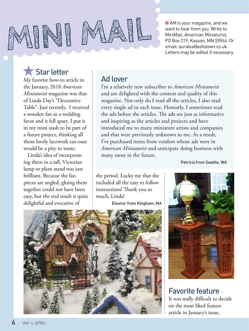 American Miniaturist Preview Pages