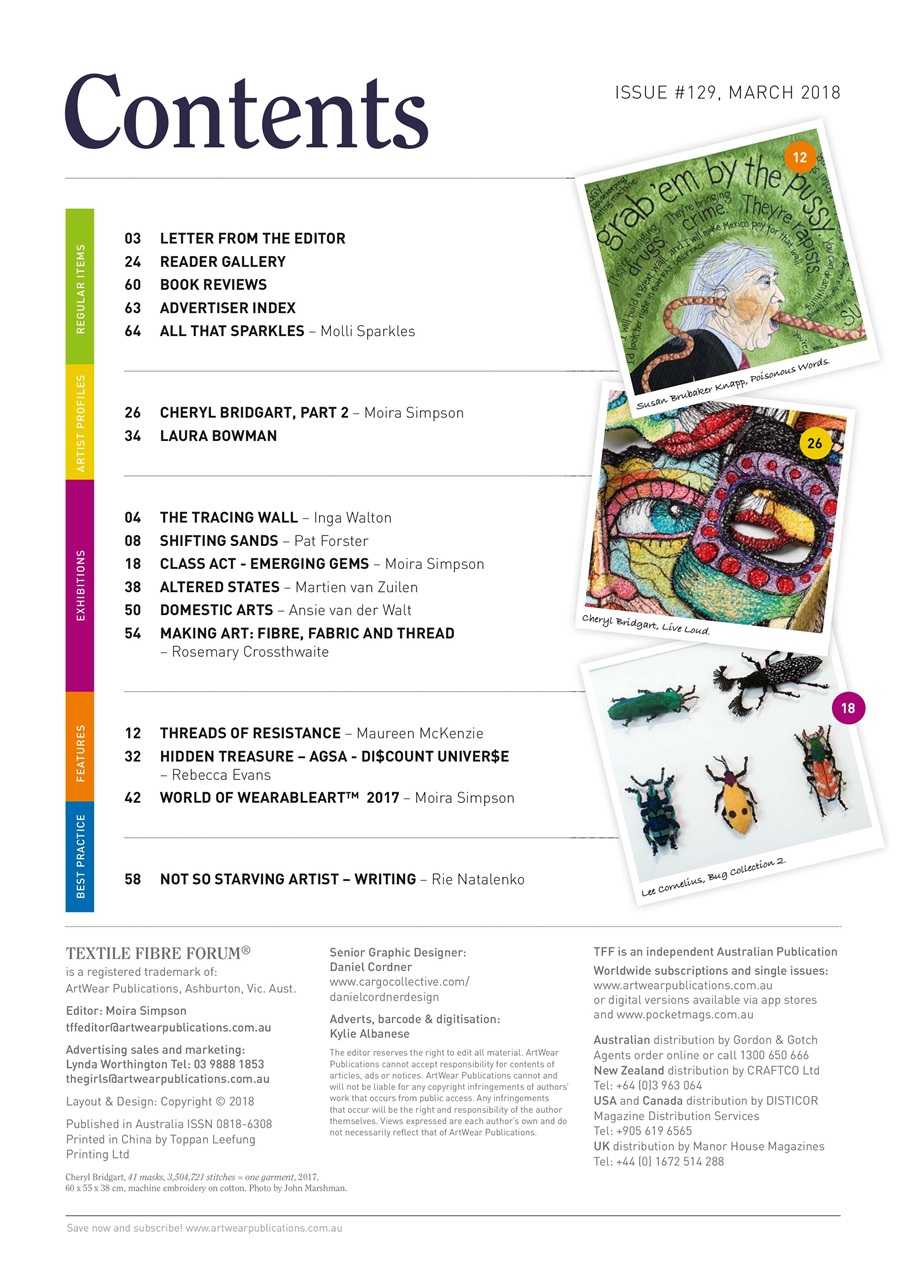 Textile Fibre Forum Preview Pages