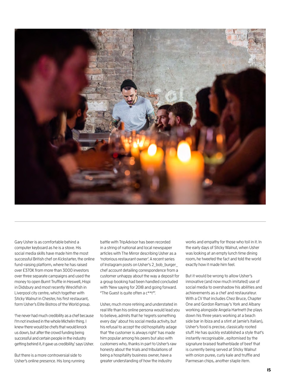 Chef & Restaurant Magazine Preview Pages