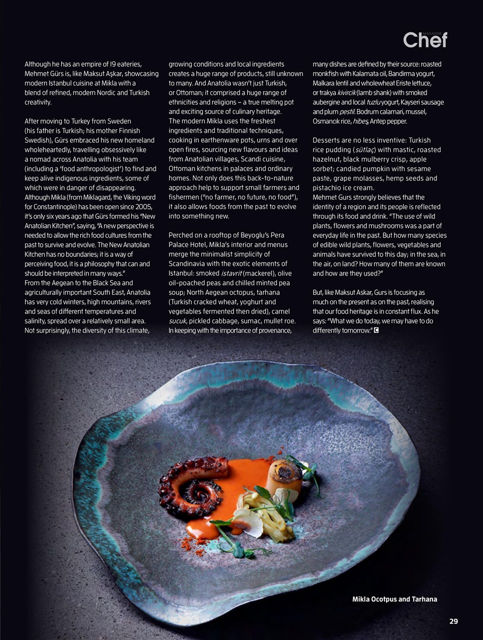 Chef & Restaurant Magazine Preview Pages