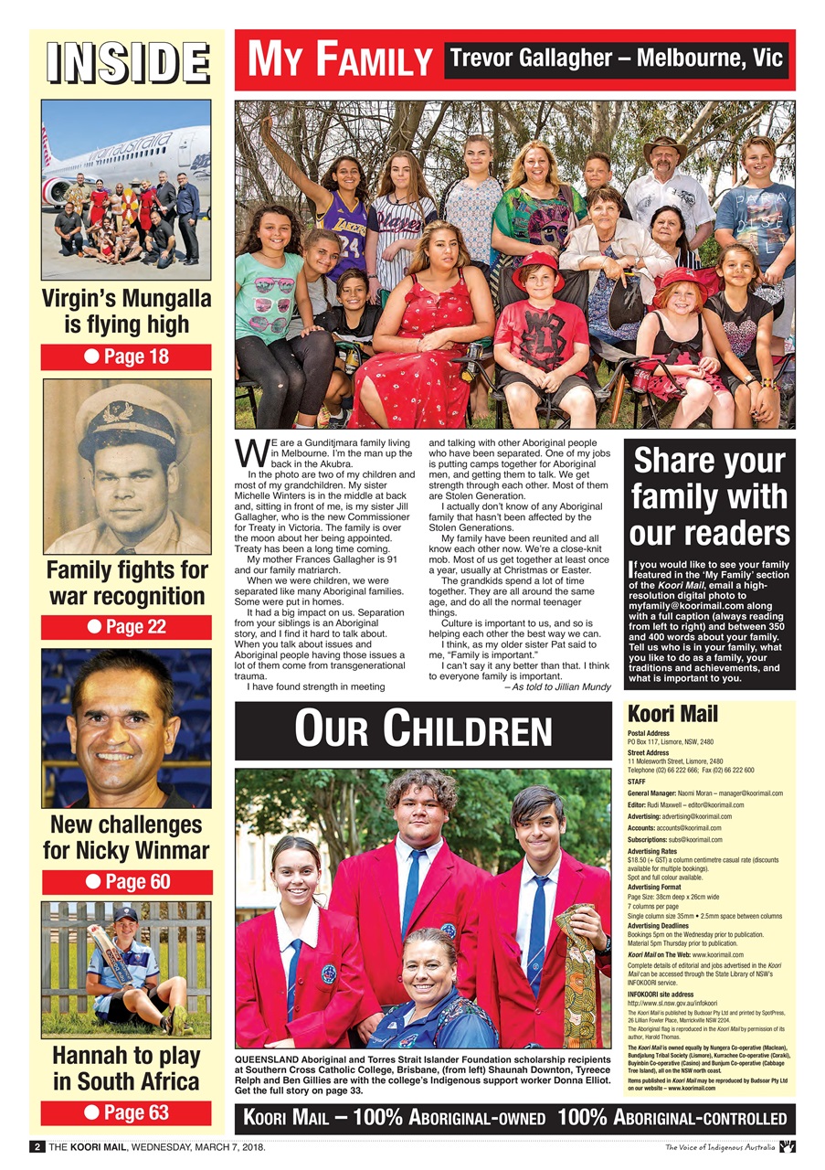 Koori Mail Preview Pages