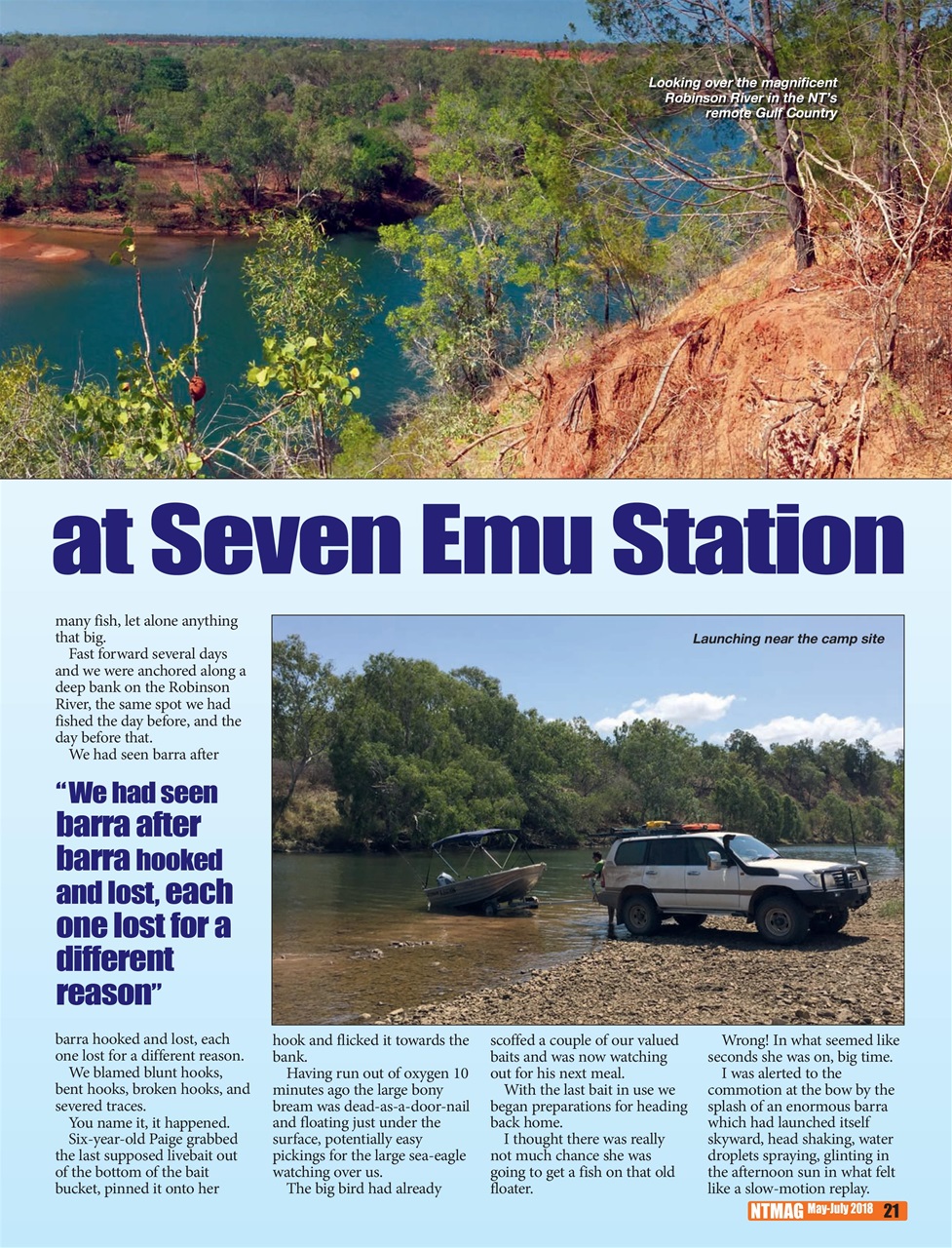 North Australian Fishing and Outdoors Magazine Preview Pages