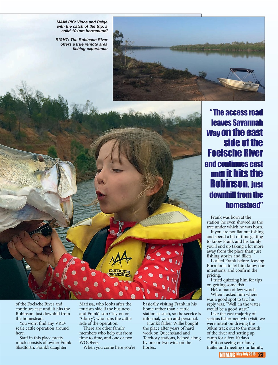 North Australian Fishing and Outdoors Magazine Preview Pages