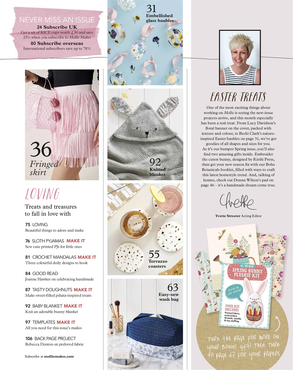 Mollie magazine Preview Pages