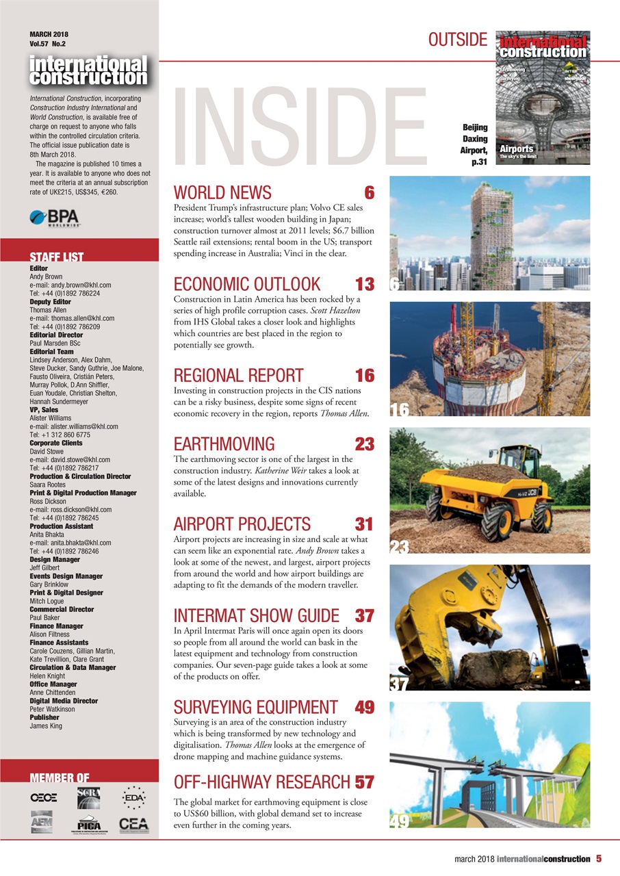 International Construction Preview Pages