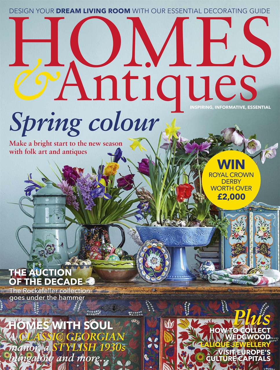 Homes & Antiques Magazine Preview Pages