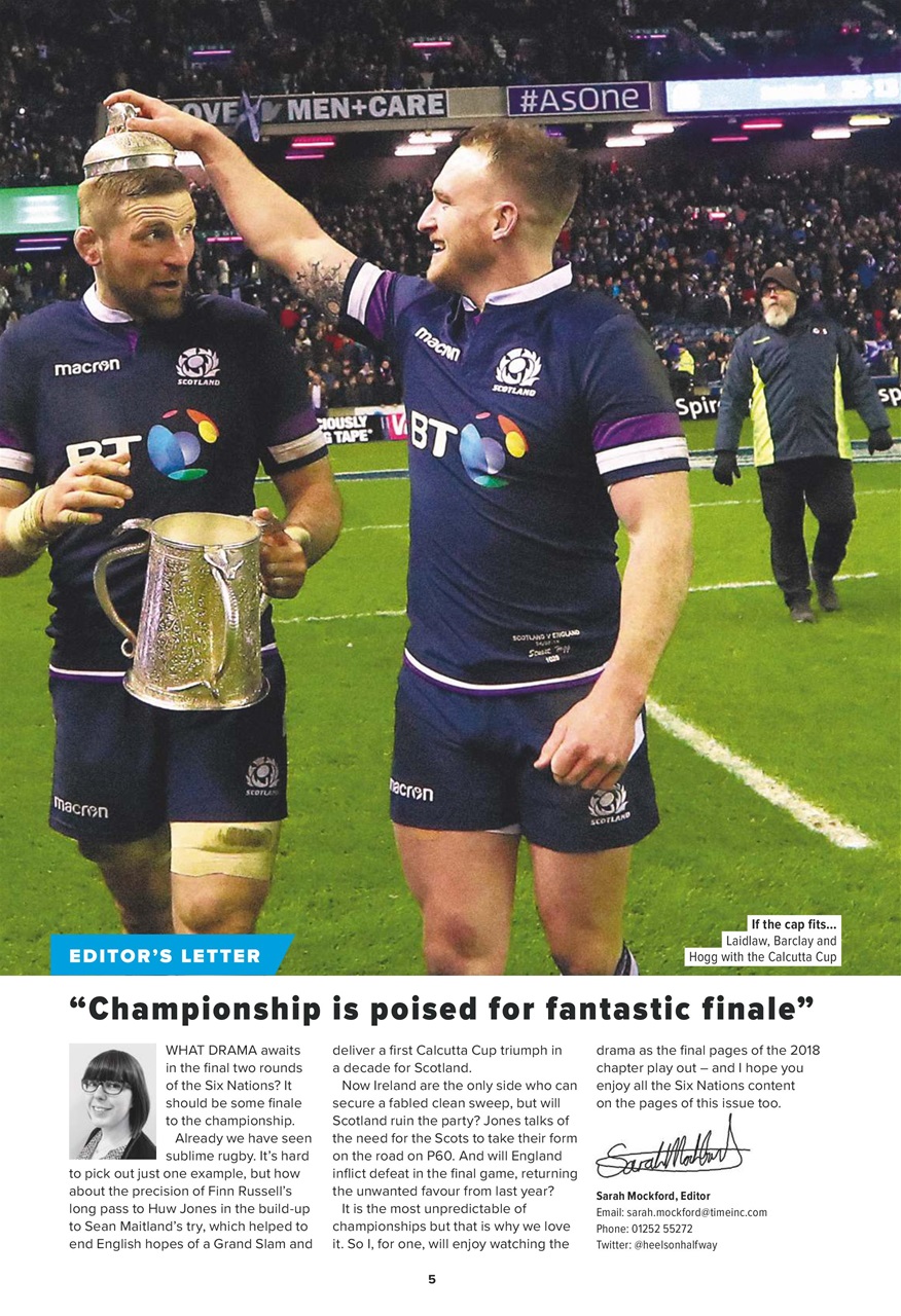 Rugby World Preview Pages