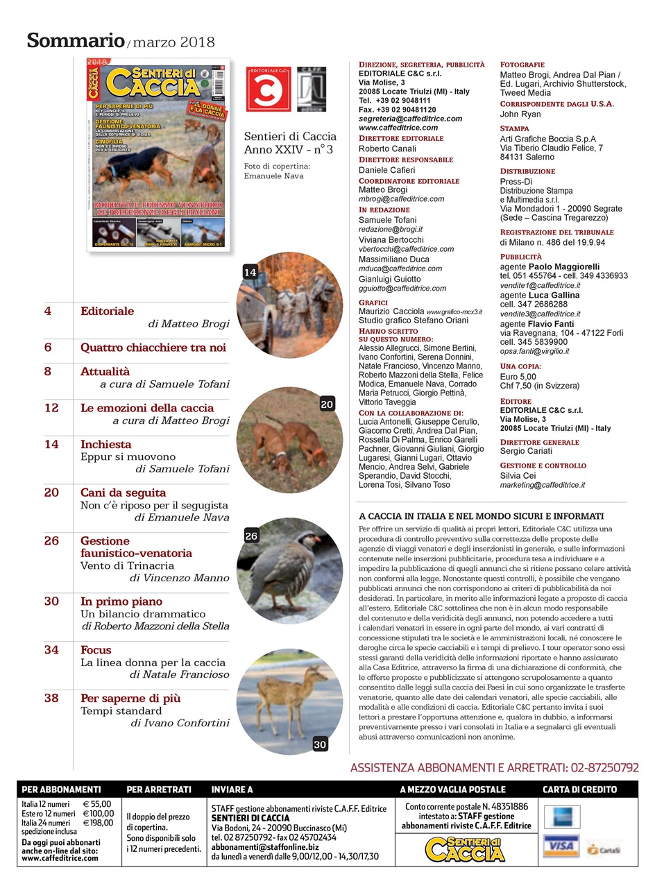 SENTIERI DI CACCIA Preview Pages