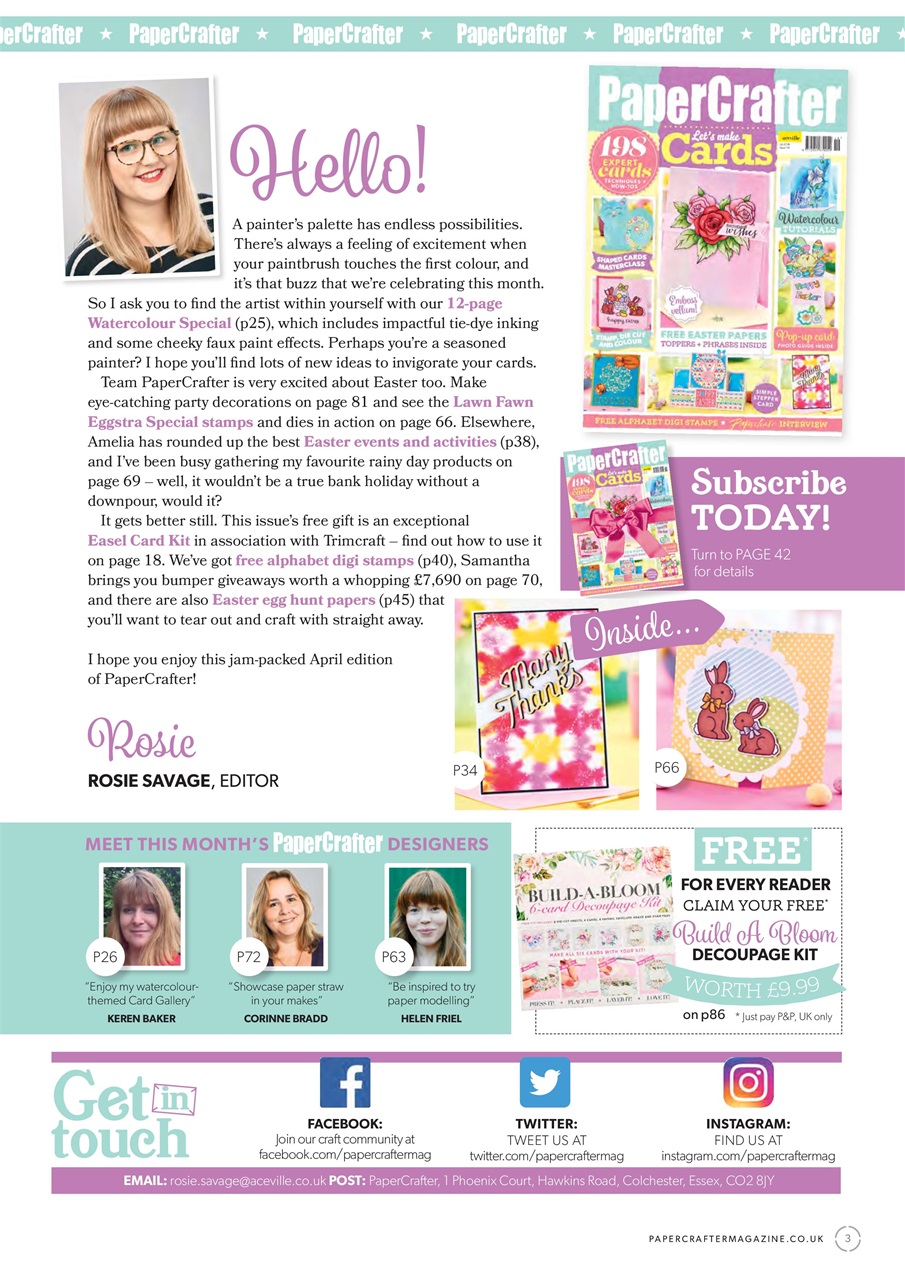 PaperCrafter Preview Pages