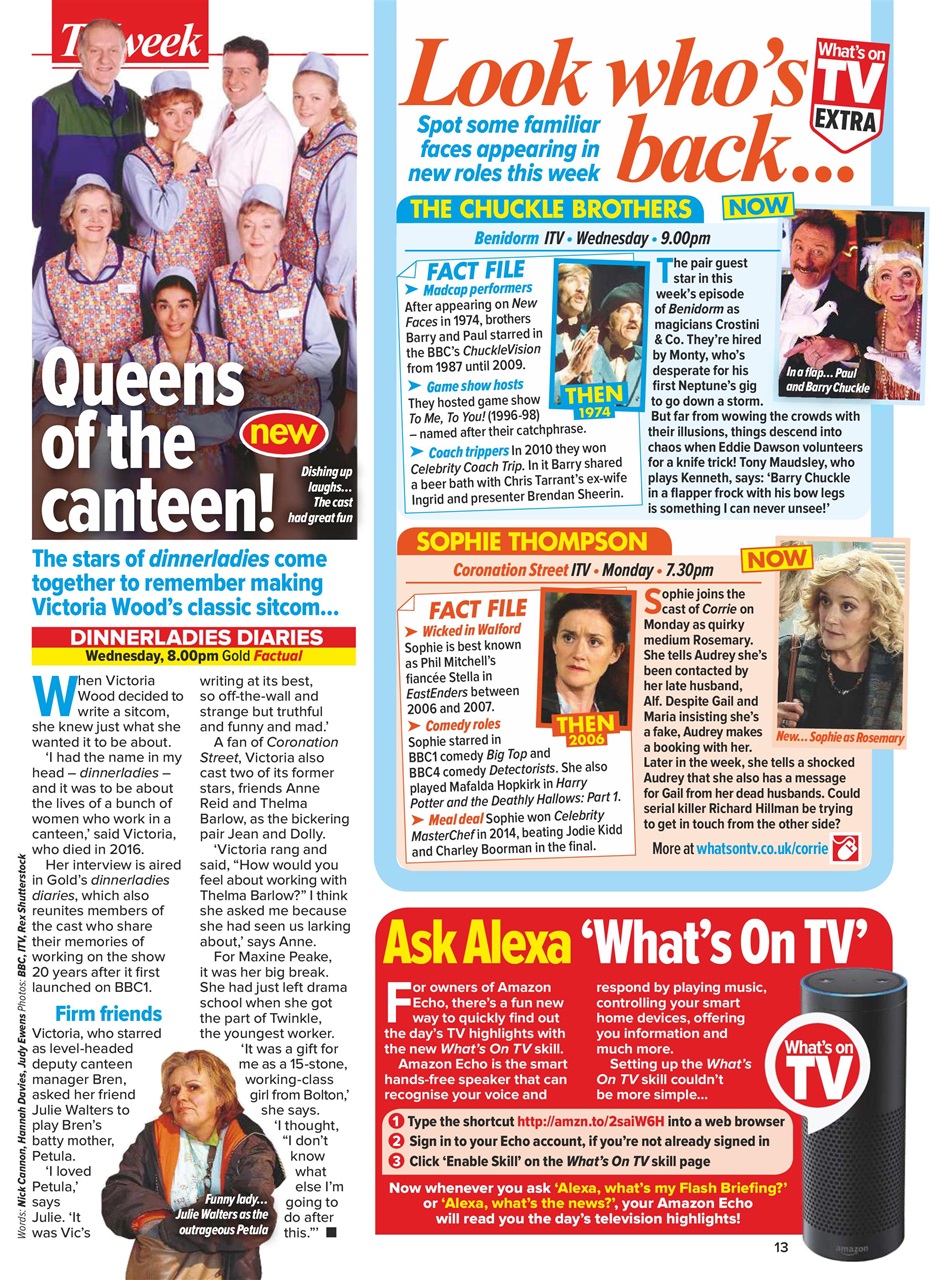 What's on TV Preview Pages