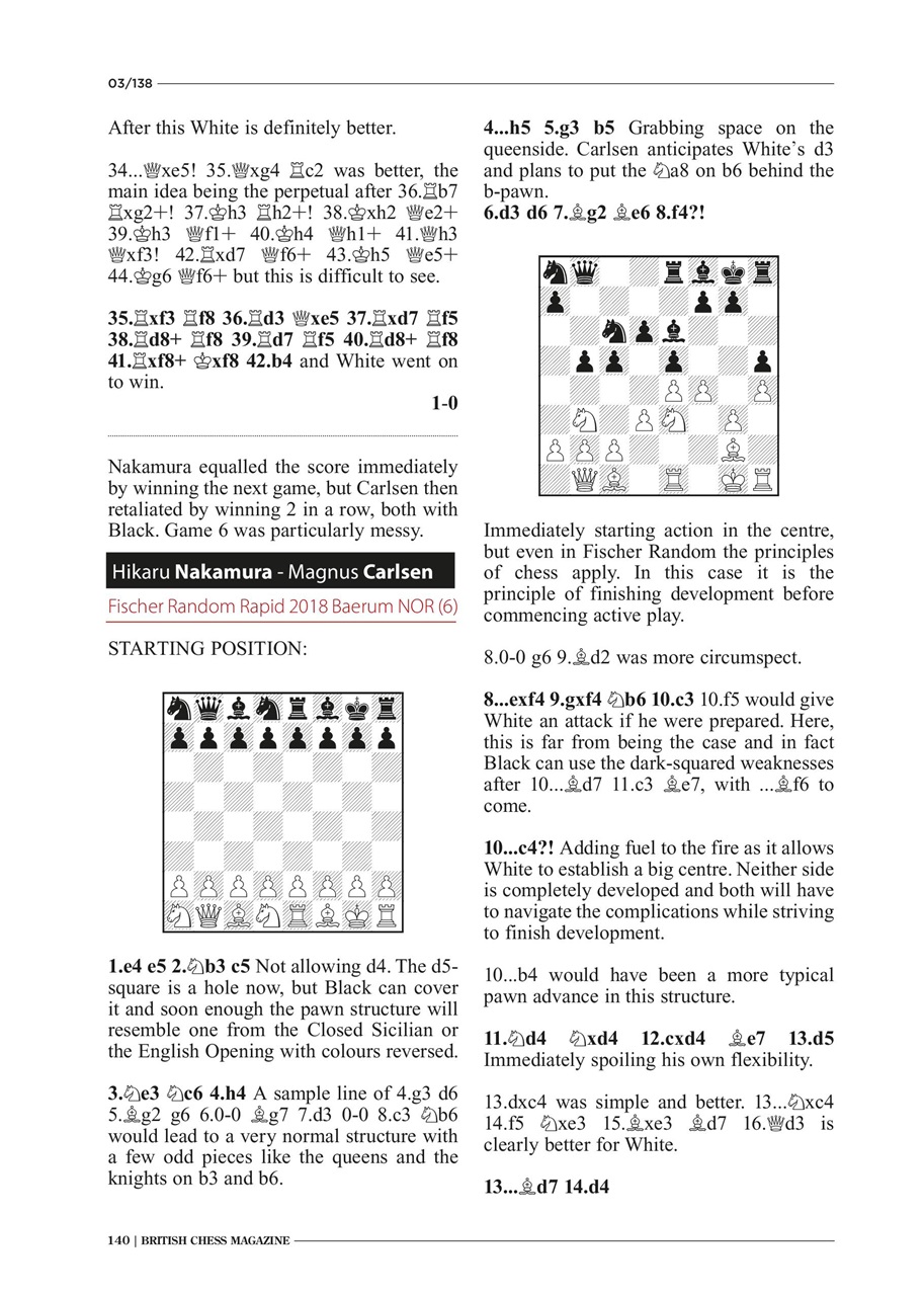 British Chess Magazine Preview Pages