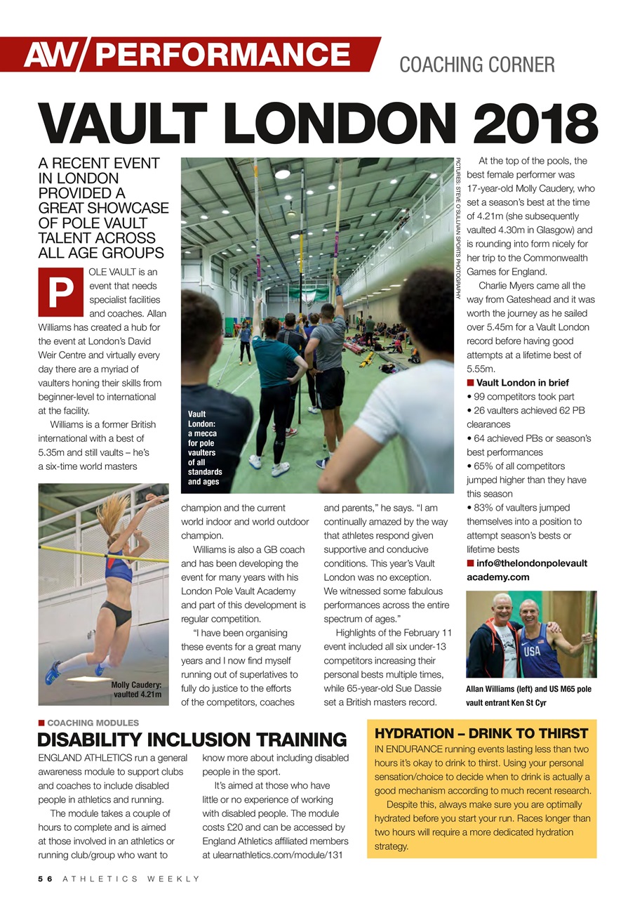 AW – Athletics Weekly Magazine Preview Pages