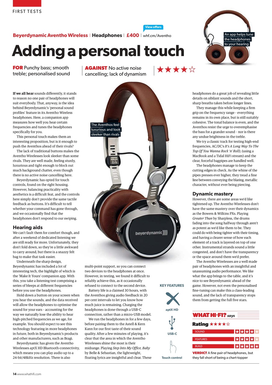 What HiFi Preview Pages