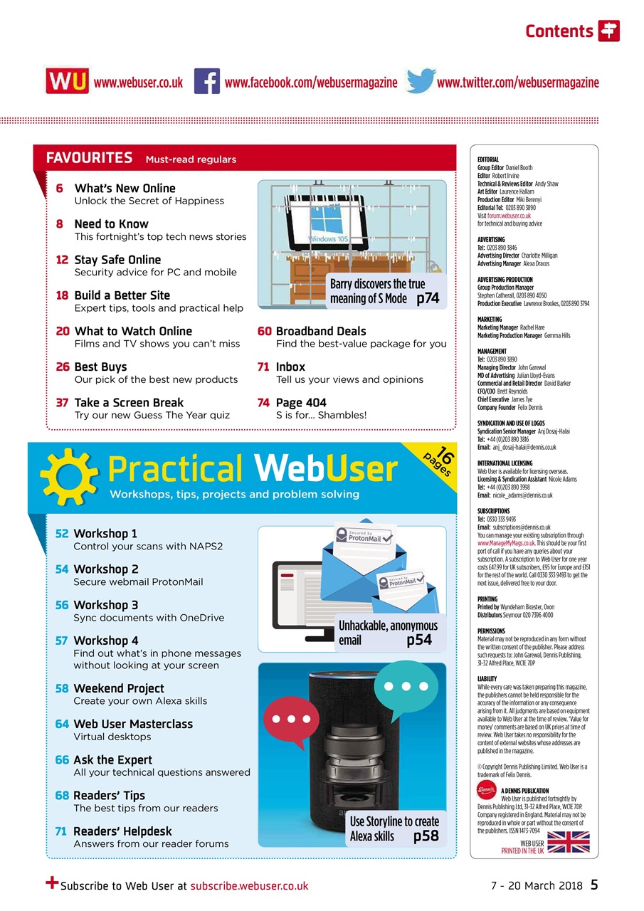 Webuser Preview Pages