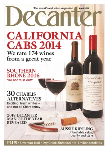 Decanter issue April 2018