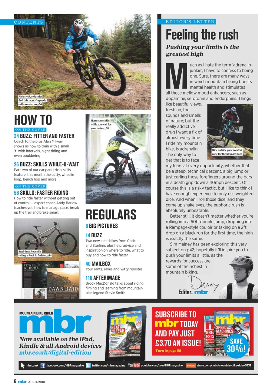 Mountain Bike Rider Preview Pages