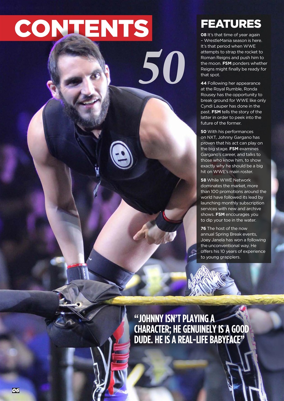 Wrestletalk Magazine Preview Pages