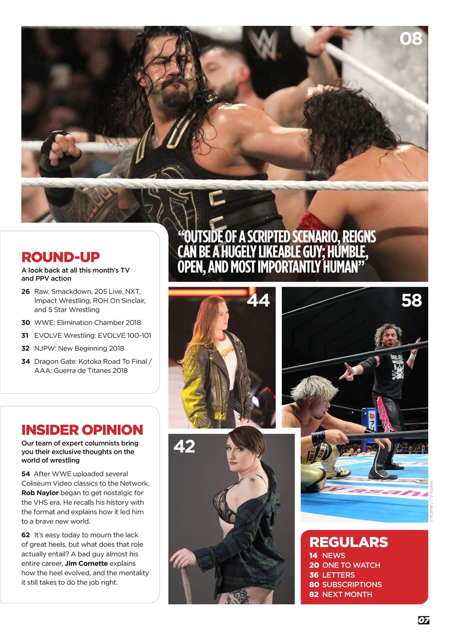 Wrestletalk Magazine Preview Pages