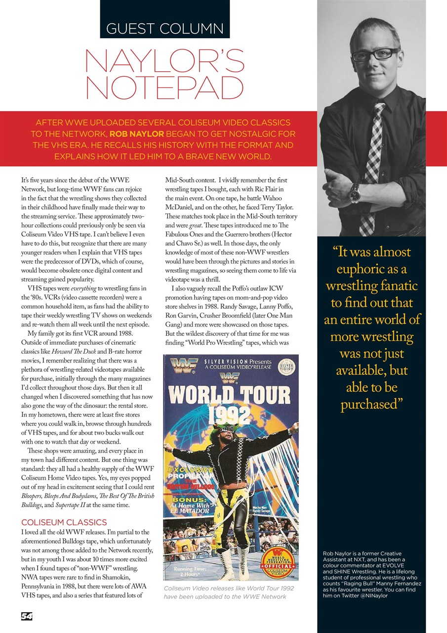 Wrestletalk Magazine Preview Pages