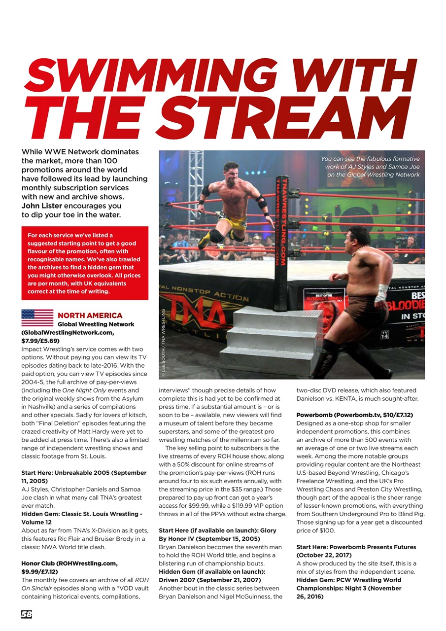Wrestletalk Magazine Preview Pages